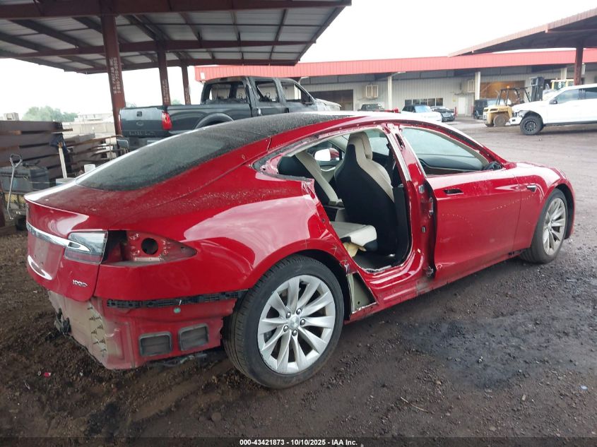 2018 Tesla Model S 100D/75D/P100D VIN: 5YJSA1E25JF244607 Lot: 43421873