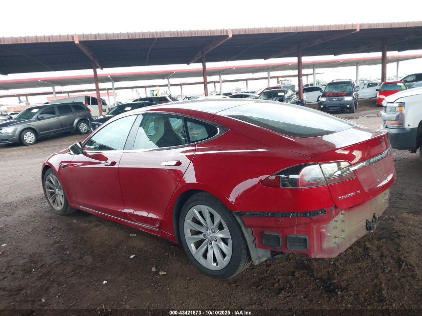 2018 Tesla Model S 100D/75D/P100D VIN: 5YJSA1E25JF244607 Lot: 43421873