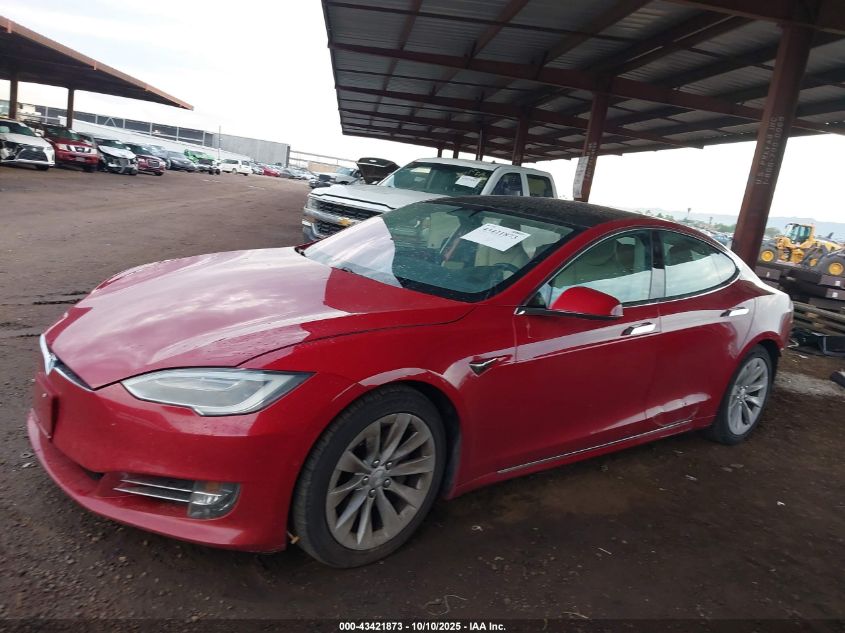 2018 Tesla Model S 100D/75D/P100D VIN: 5YJSA1E25JF244607 Lot: 43421873