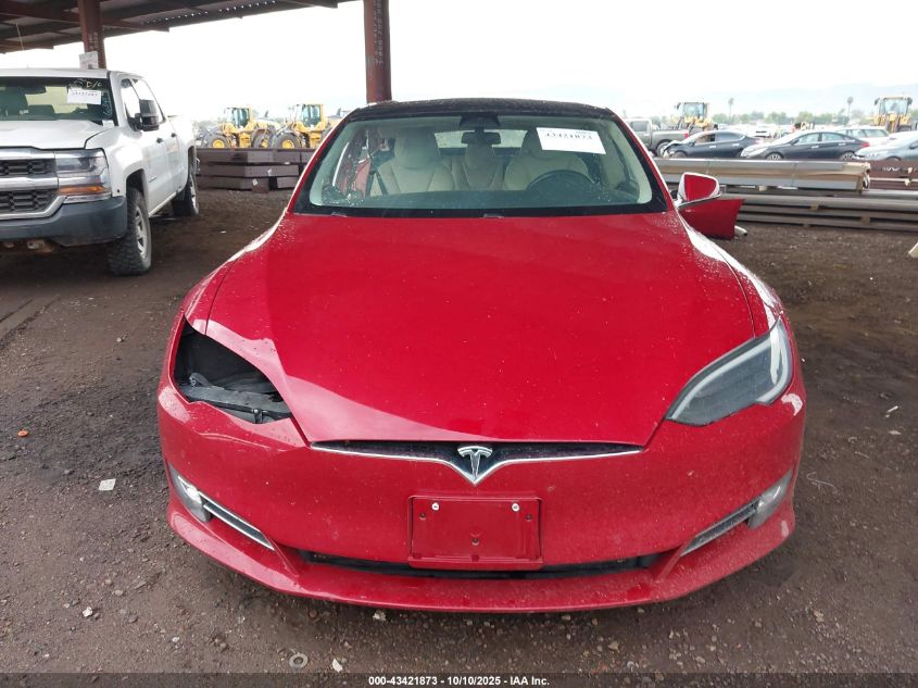 2018 Tesla Model S 100D/75D/P100D VIN: 5YJSA1E25JF244607 Lot: 43421873