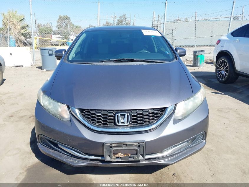 2014 Honda Civic Ex VIN: 19XFB2F82EE253655 Lot: 43421878