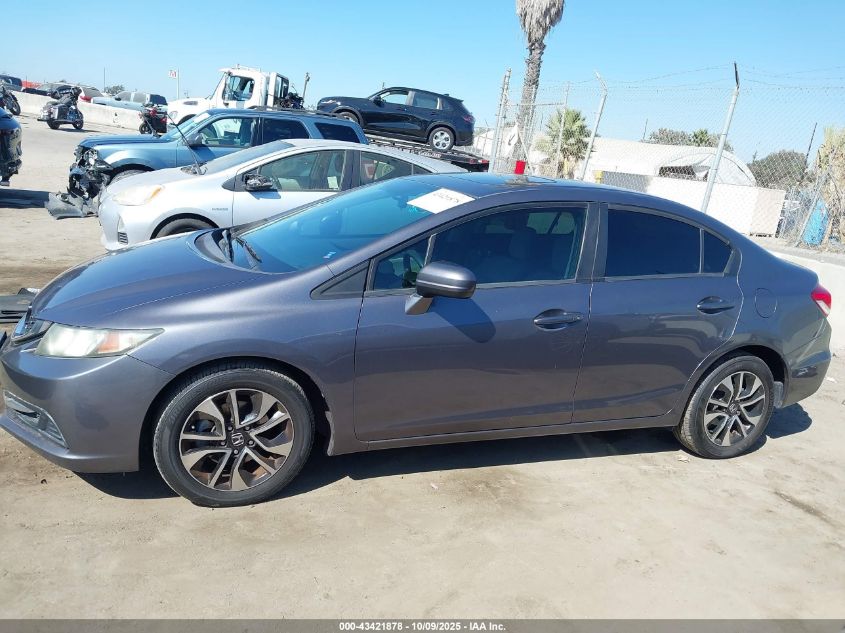 2014 Honda Civic Ex VIN: 19XFB2F82EE253655 Lot: 43421878