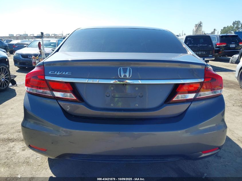 2014 Honda Civic Ex VIN: 19XFB2F82EE253655 Lot: 43421878