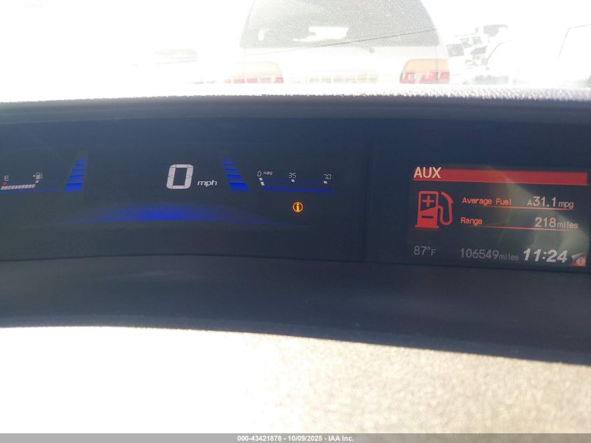 2014 Honda Civic Ex VIN: 19XFB2F82EE253655 Lot: 43421878