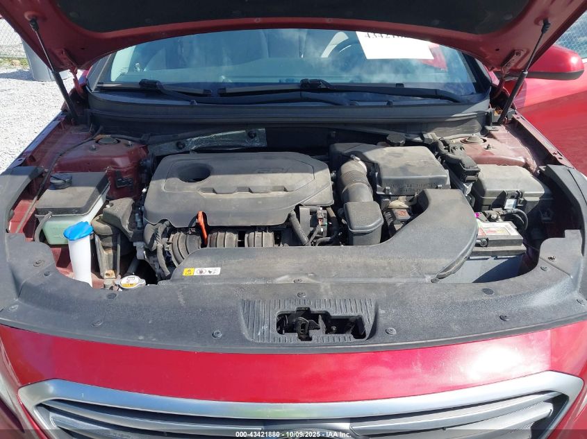 2015 Hyundai Sonata Se VIN: 5NPE24AF8FH257834 Lot: 43421880