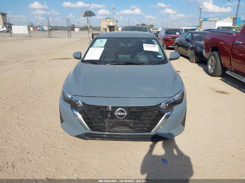 2025 Nissan Sentra Sv VIN: 3N1AB8CVXSY234341 Lot: 43421881