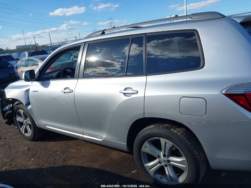 2008 Toyota Highlander Sport VIN: JTEES43A082106679 Lot: 43421895