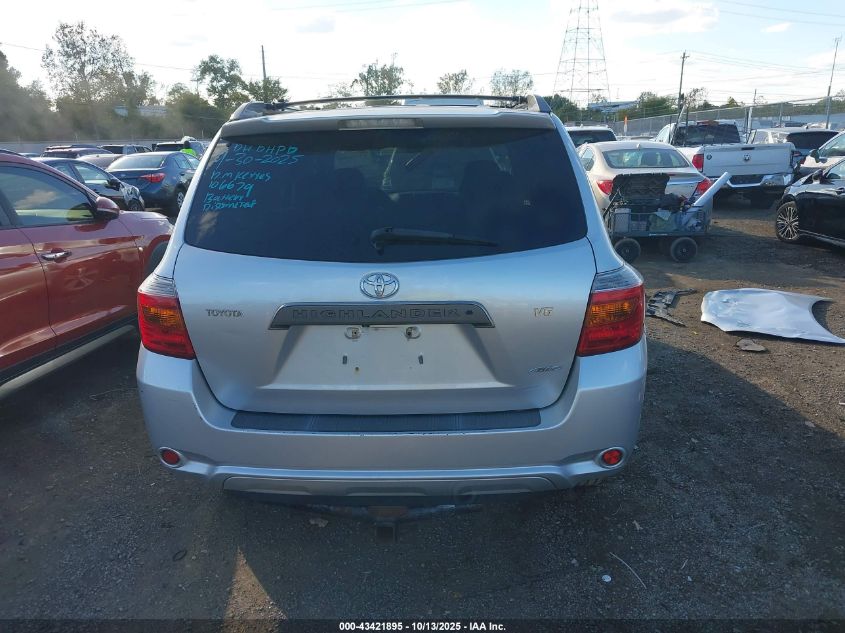 2008 Toyota Highlander Sport VIN: JTEES43A082106679 Lot: 43421895