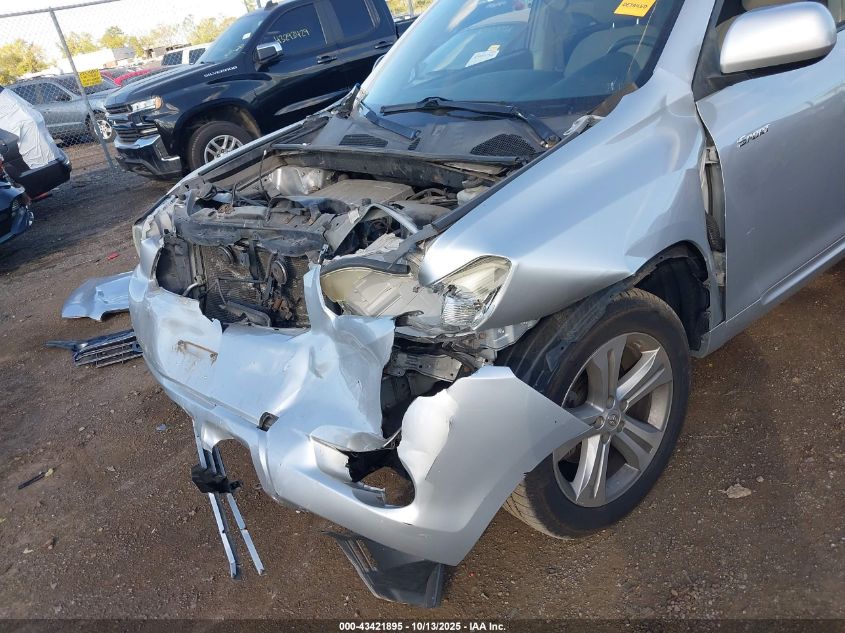 2008 Toyota Highlander Sport VIN: JTEES43A082106679 Lot: 43421895