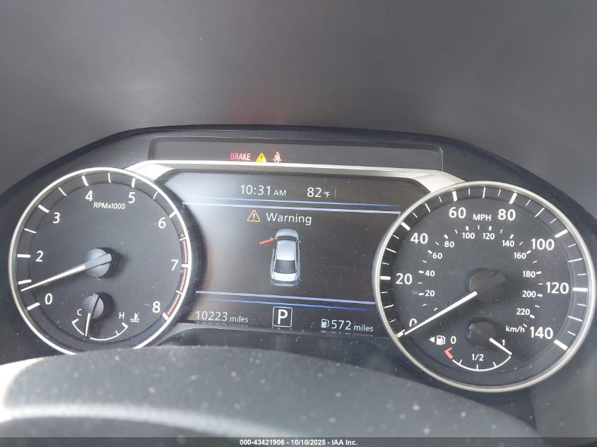 2025 Nissan Altima Sv Fwd VIN: 1N4BL4DV4SN401396 Lot: 43421906