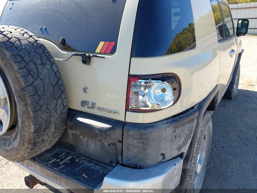 2008 Toyota Fj Cruiser VIN: JTEBU11F38K047685 Lot: 43421919