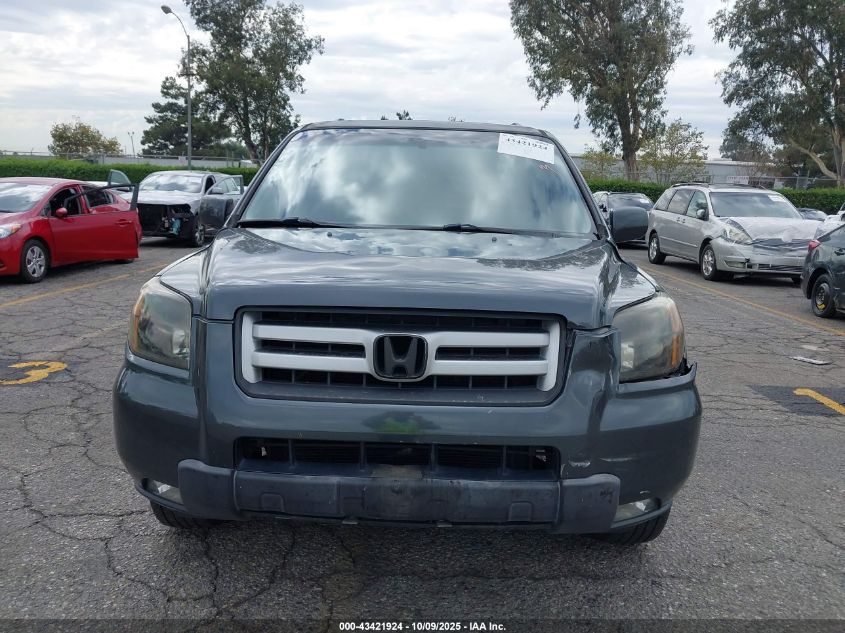 2006 Honda Pilot Ex-L VIN: 5FNYF28756B013903 Lot: 43421924