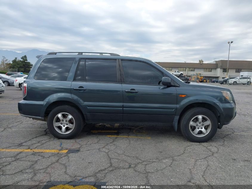 2006 Honda Pilot Ex-L VIN: 5FNYF28756B013903 Lot: 43421924