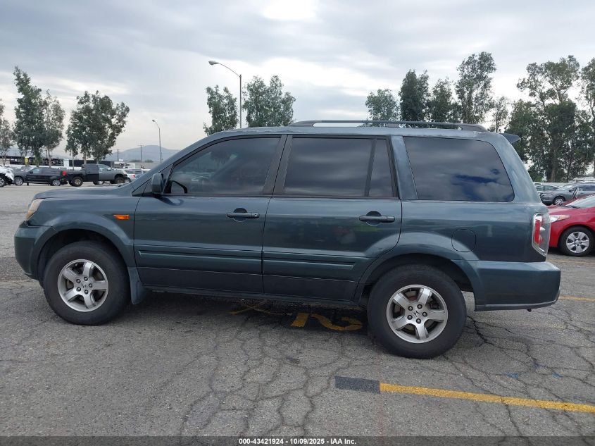 2006 Honda Pilot Ex-L VIN: 5FNYF28756B013903 Lot: 43421924