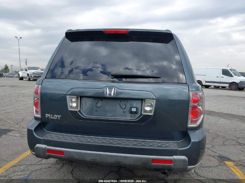 2006 Honda Pilot Ex-L VIN: 5FNYF28756B013903 Lot: 43421924