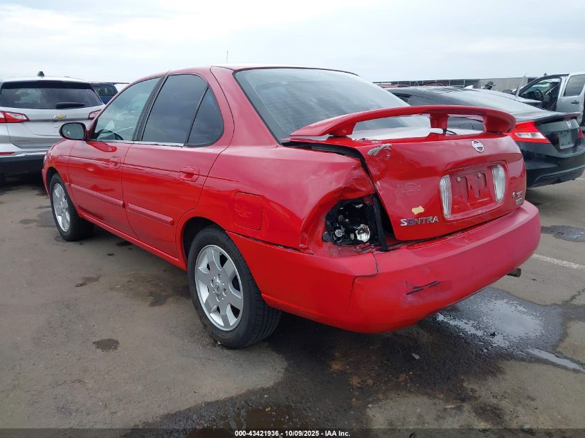 2006 Nissan Sentra 1.8S VIN: 3N1CB51D76L502993 Lot: 43421936