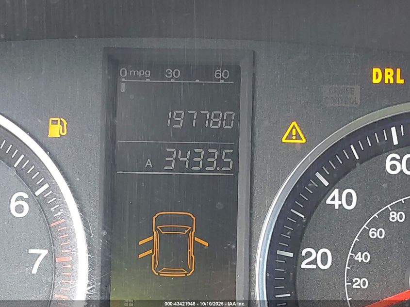 2008 Honda Cr-V Lx VIN: JHLRE48378C032374 Lot: 43421948