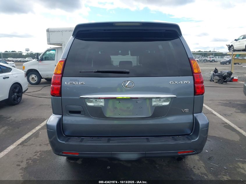 2005 Lexus Gx 470 VIN: JTJBT20X050083068 Lot: 43421974