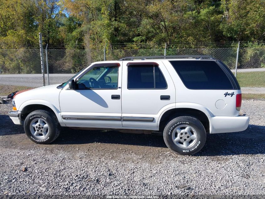 2000 Chevrolet Blazer Ls VIN: 1GNDT13W6Y2393525 Lot: 43421978