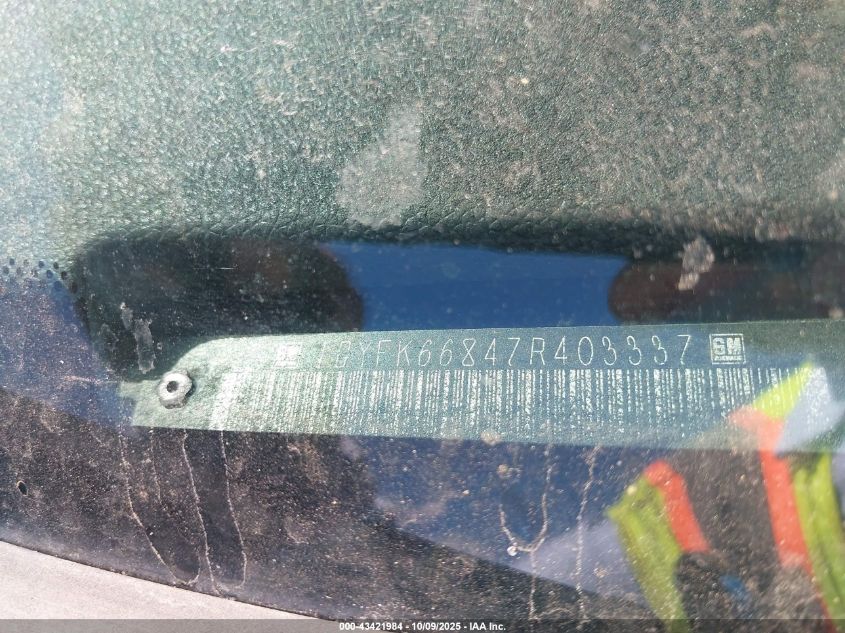 2007 Cadillac Escalade Esv Standard VIN: 1GYFK66847R403337 Lot: 43421984