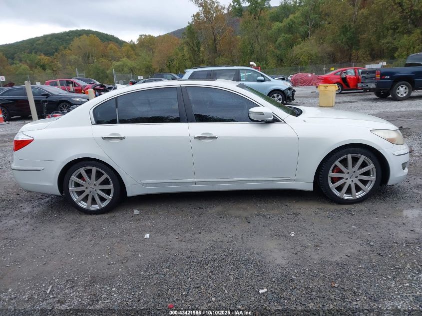 2010 Hyundai Genesis 3.8 VIN: KMHGC4DE8AU075294 Lot: 43421986