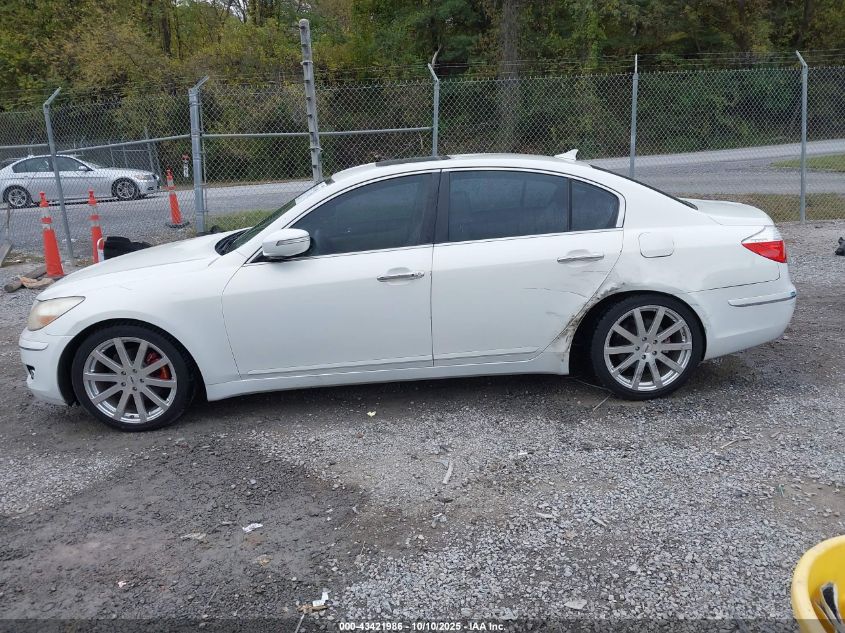 2010 Hyundai Genesis 3.8 VIN: KMHGC4DE8AU075294 Lot: 43421986