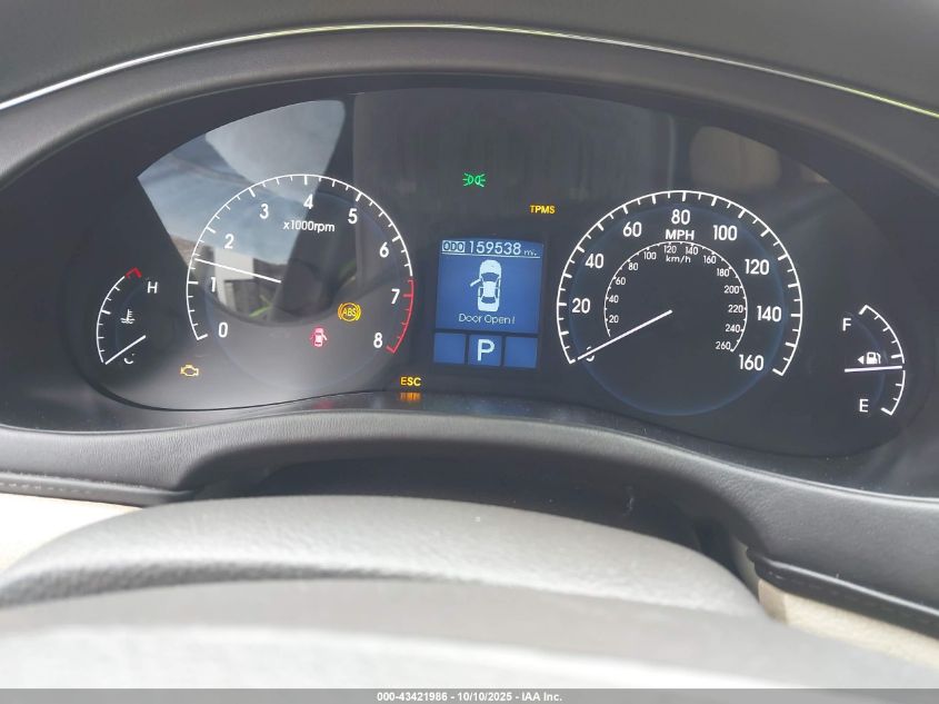 2010 Hyundai Genesis 3.8 VIN: KMHGC4DE8AU075294 Lot: 43421986