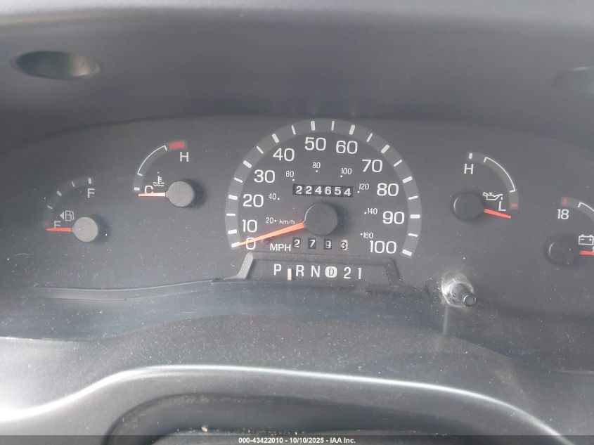 1999 Ford E-250 Commercial/Recreational VIN: 1FTPE24L8XHA69692 Lot: 43422010