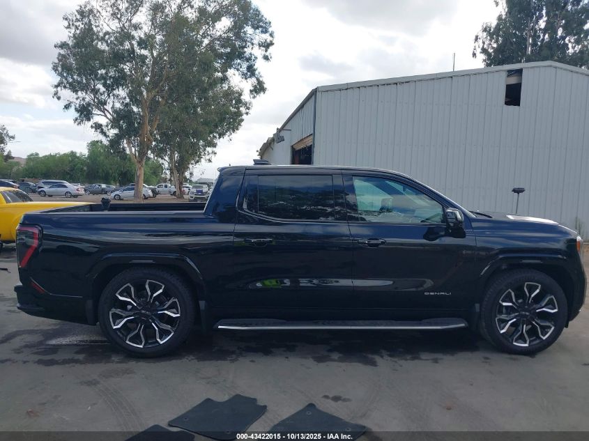 2025 GMC Sierra Ev Max Range Denali VIN: 1GT40LEL4SU405618 Lot: 43422015
