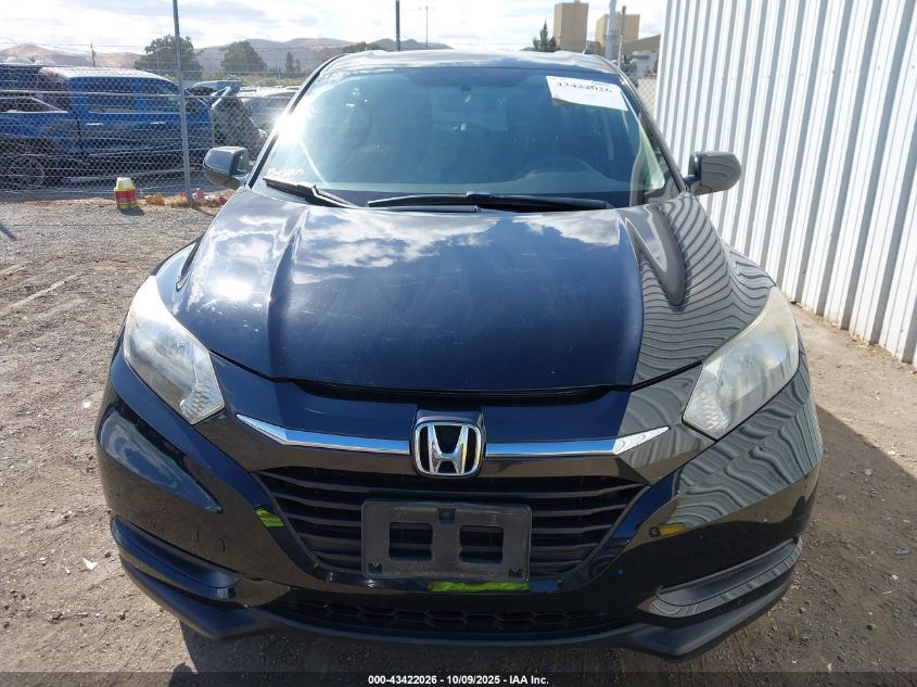 2016 Honda Hr-V Lx VIN: 3CZRU5H3XGM713237 Lot: 43422026