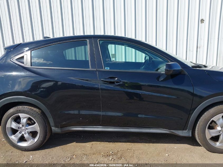 2016 Honda Hr-V Lx VIN: 3CZRU5H3XGM713237 Lot: 43422026