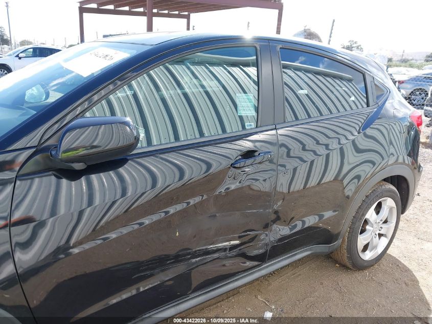 2016 Honda Hr-V Lx VIN: 3CZRU5H3XGM713237 Lot: 43422026