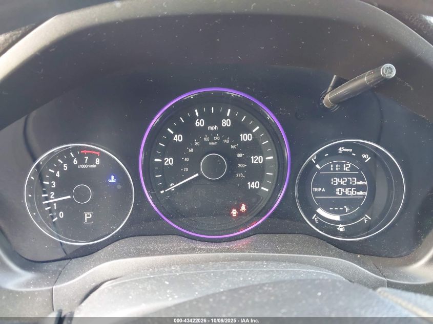 2016 Honda Hr-V Lx VIN: 3CZRU5H3XGM713237 Lot: 43422026