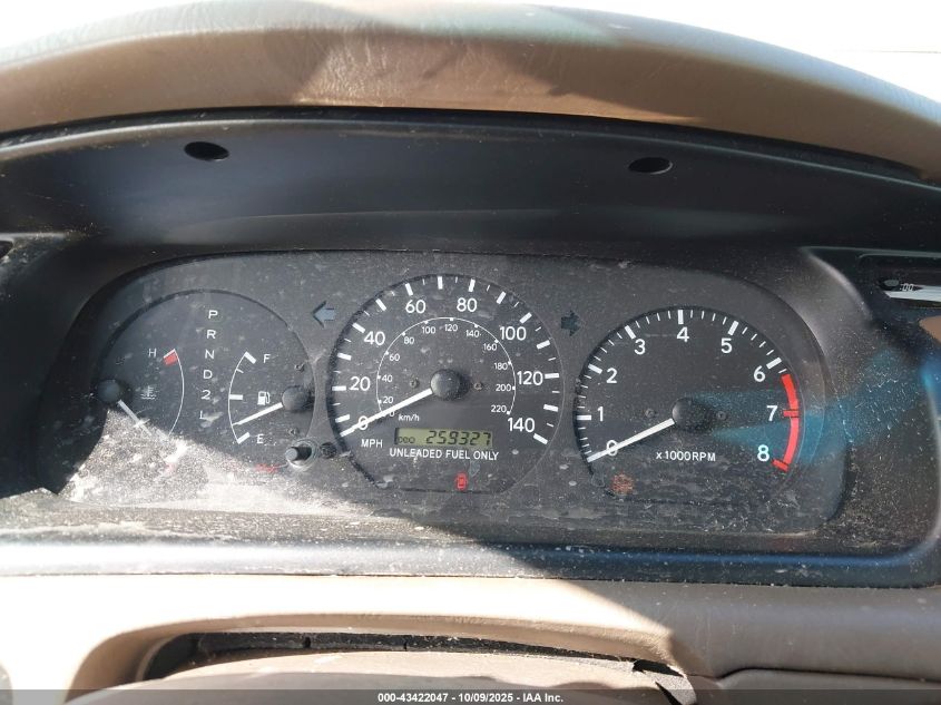 1998 Toyota Camry Le VIN: JT2BG22K0W0159455 Lot: 43422047