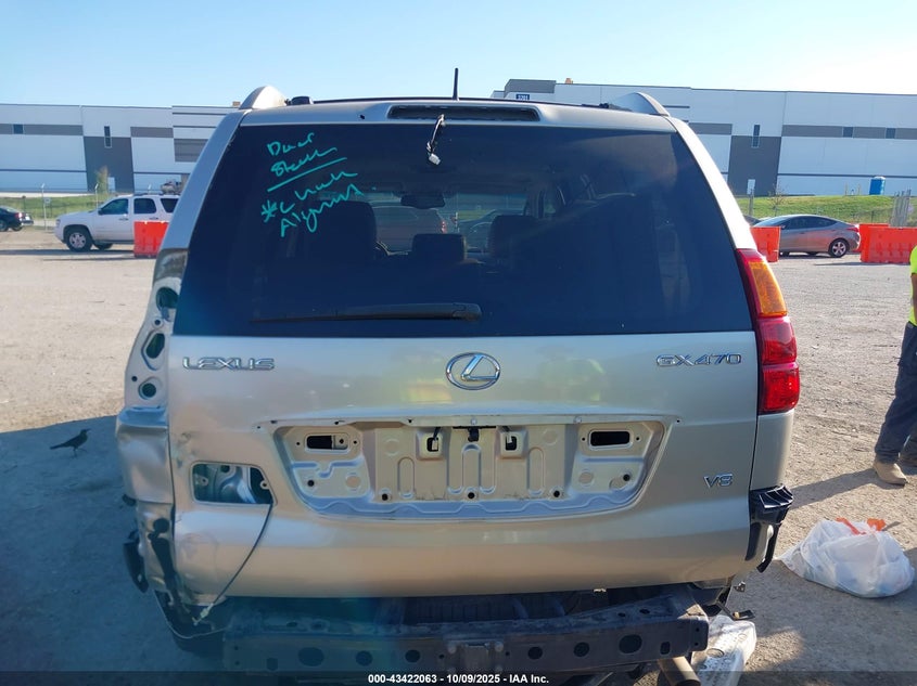 2006 Lexus Gx 470 VIN: JTJBT20XX60117616 Lot: 43422063