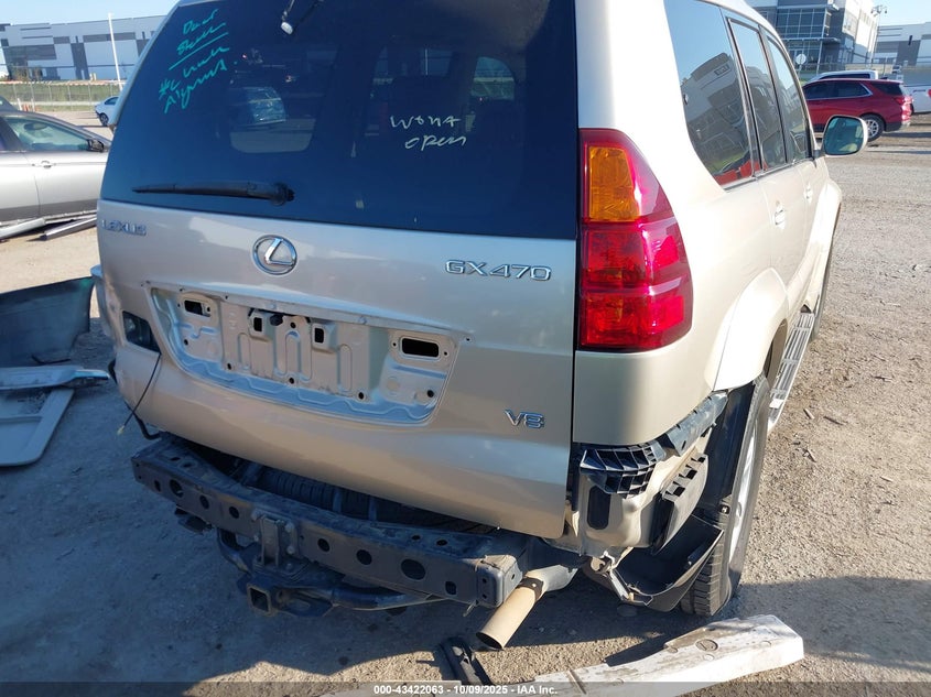 2006 Lexus Gx 470 VIN: JTJBT20XX60117616 Lot: 43422063