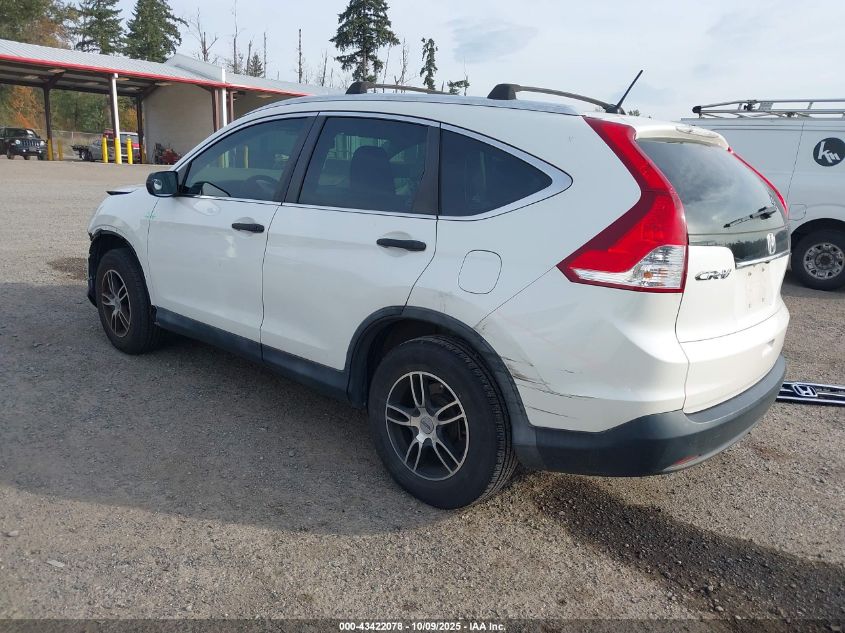 2013 Honda Cr-V Lx VIN: 5J6RM3H31DL009476 Lot: 43422078