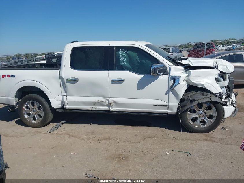 2023 Ford F-150 Platinum VIN: 1FTFW1ED3PFB98722 Lot: 43422091