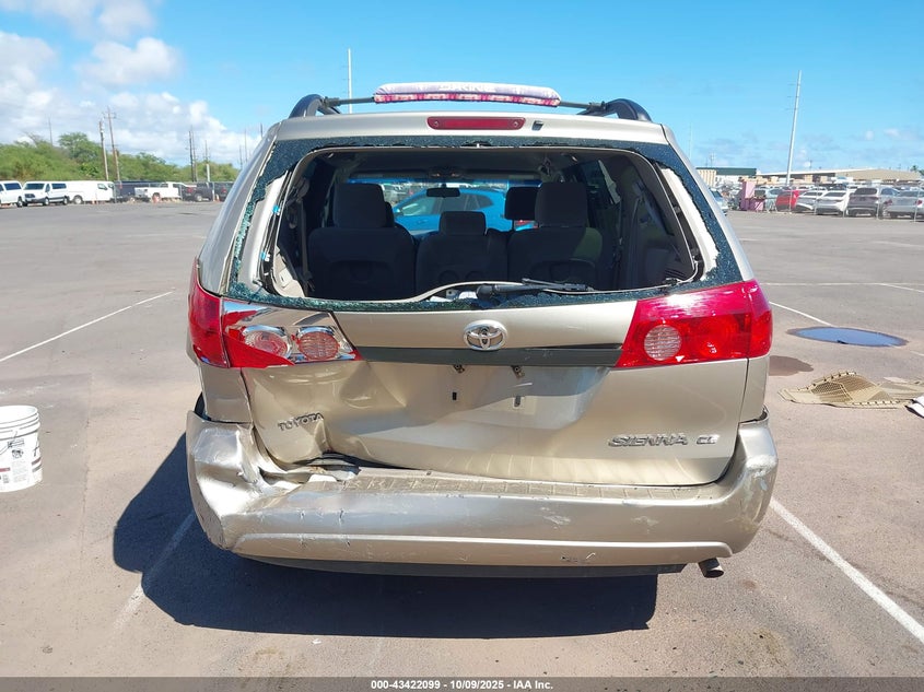 2007 Toyota Sienna Ce/Le VIN: 5TDZK23C87S001875 Lot: 43422099