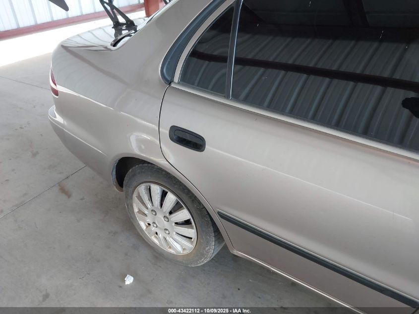 1998 Toyota Corolla Ce VIN: 1NXBR12E4WZ117851 Lot: 43422112