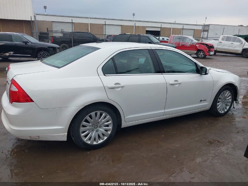 2010 Ford Fusion Hybrid VIN: 3FADP0L3XAR301997 Lot: 43422123