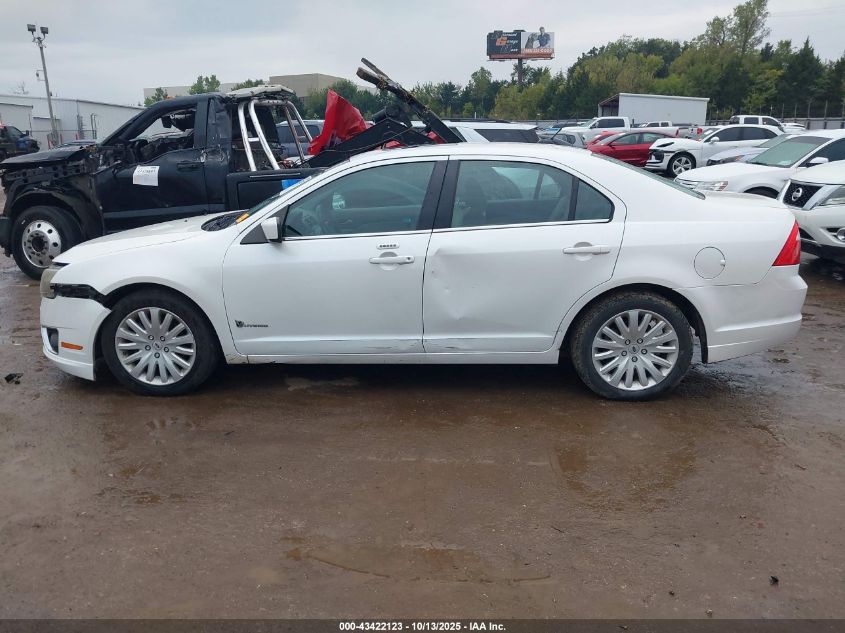 2010 Ford Fusion Hybrid VIN: 3FADP0L3XAR301997 Lot: 43422123