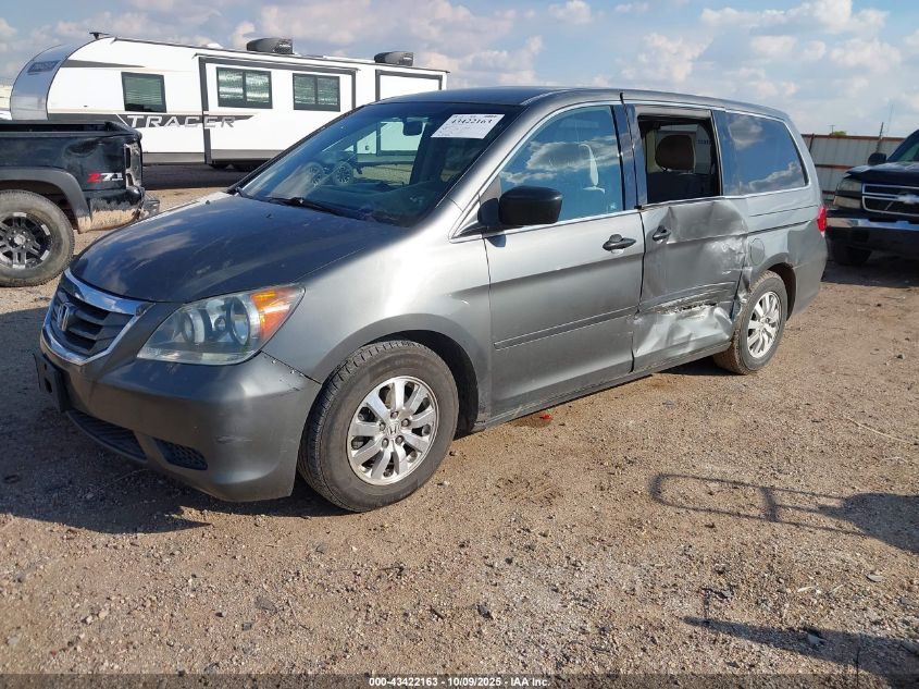2008 Honda Odyssey Lx VIN: 5FNRL38208B026357 Lot: 43422163