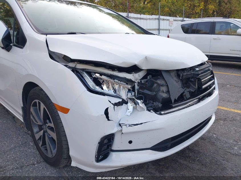 2022 Honda Odyssey Touring VIN: 5FNRL6H82NB026586 Lot: 43422164