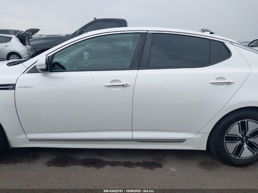 2013 Kia Optima Hybrid Lx VIN: KNAGM4AD8D5042059 Lot: 43422191