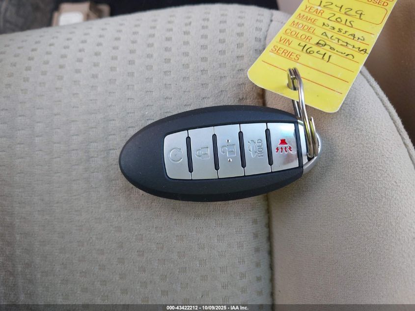 2015 Nissan Altima 2.5 S VIN: 1N4AL3AP3FC164641 Lot: 43422212