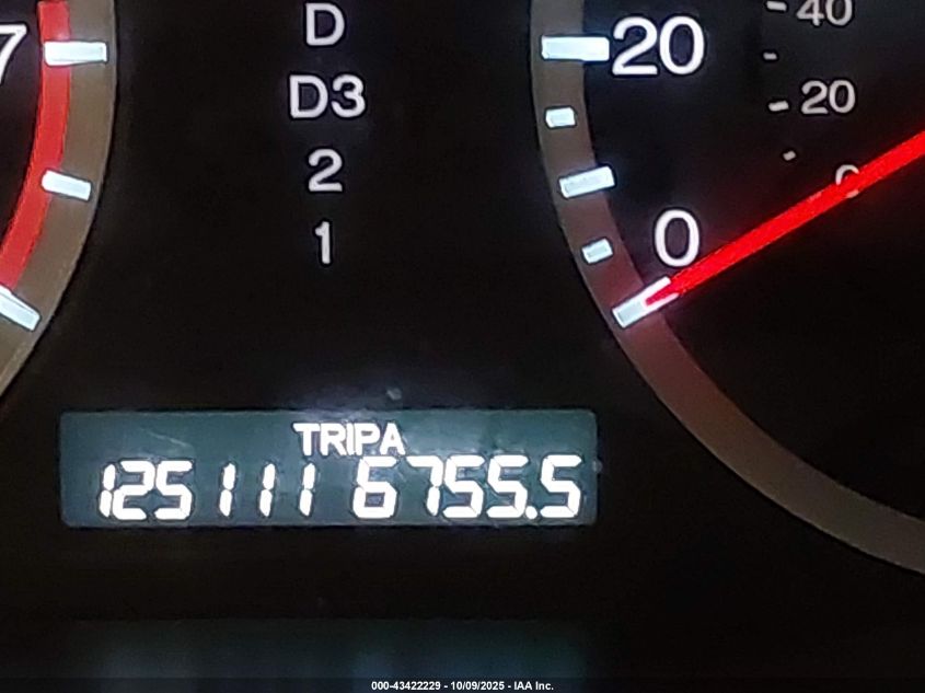 2009 Honda Accord 2.4 Lx VIN: 1HGCP26349A103954 Lot: 43422229