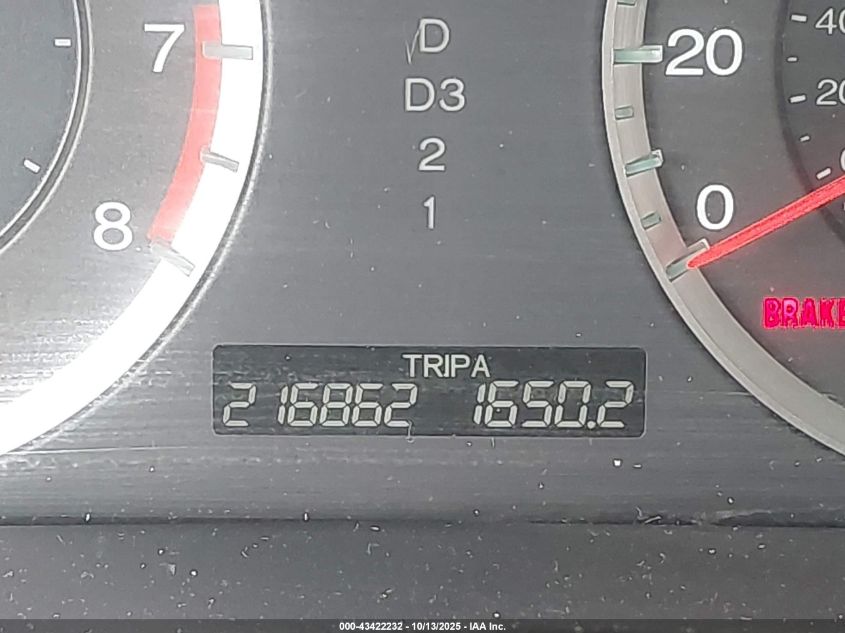 2009 Honda Accord 3.5 Ex-L VIN: 1HGCP36899A032526 Lot: 43422232