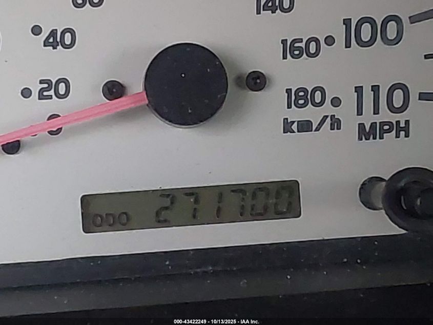 2001 Toyota Tacoma Prerunner V6 VIN: 5TESN92N81Z812722 Lot: 43422249