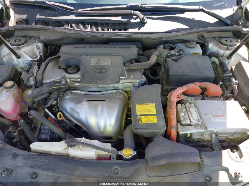 2014 Toyota Camry Hybrid Xle VIN: 4T1BD1FK3EU128398 Lot: 43422251